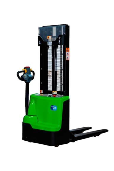 Штабелер самоходный 1,5 т 2,0 м TOR WS15H-2000SC PRO Li-ion 24/60 В/Ач контр. скорости подъема — фото 1